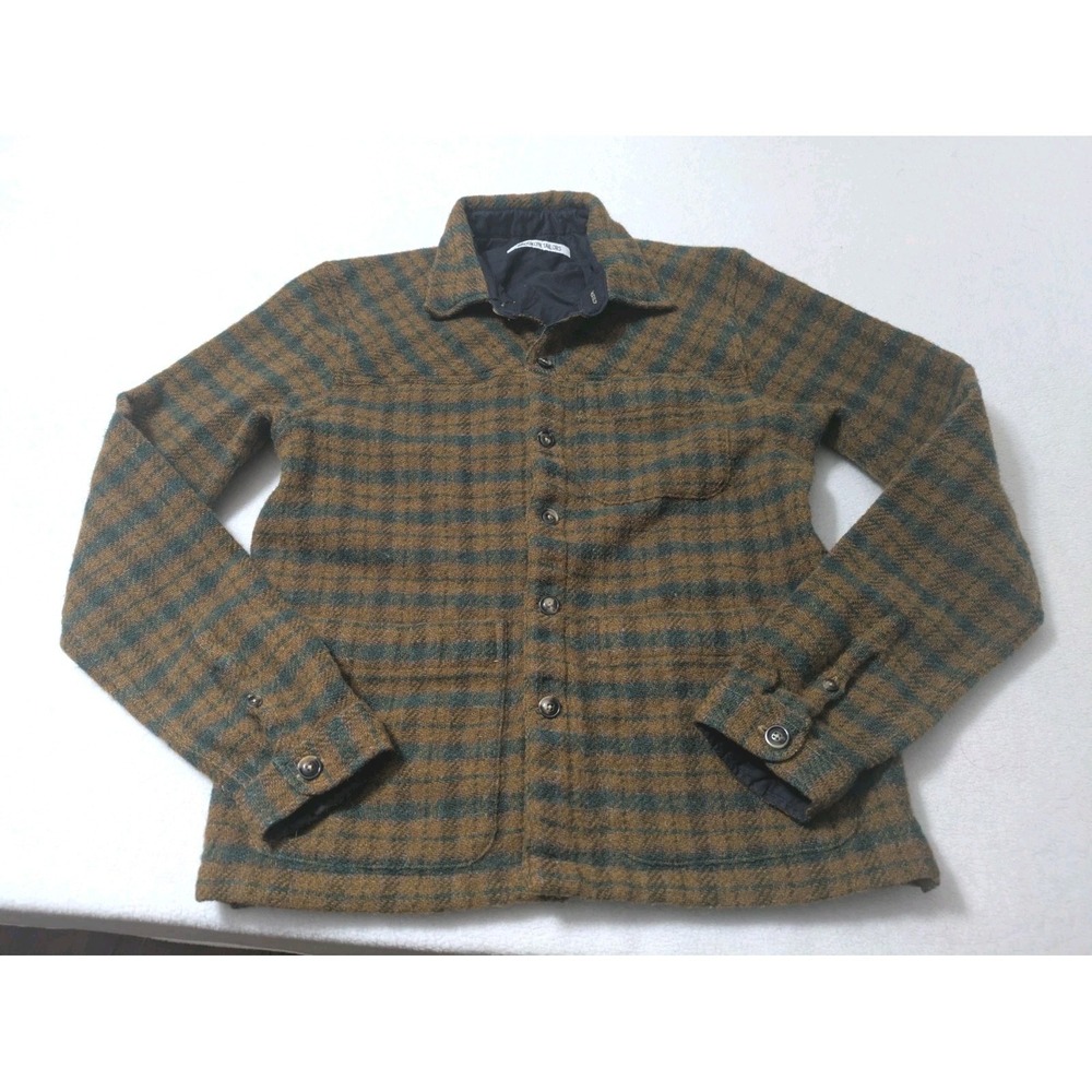Brooklyn Tailors Shirt‎ Jacket Brown 100% Boiled Wool Sz 3 Small Academia Preppy